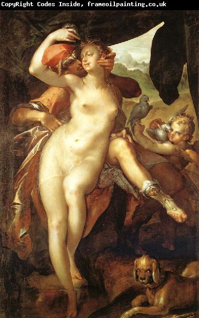 Bartholomeus Spranger Venus and Adonis